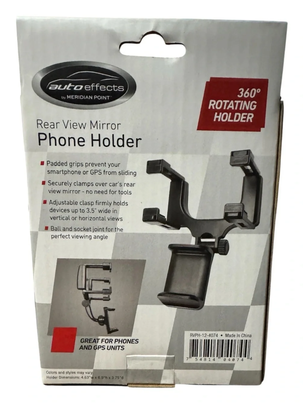 Rear View Mirror Phone Holder